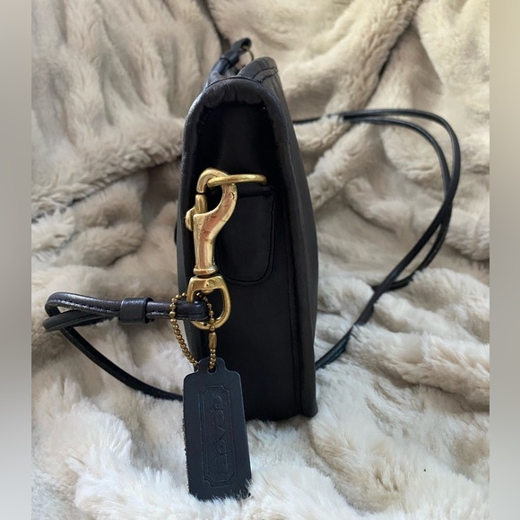Vintage Coach Bonnie Cashin Basic Bag Black Leather - Picture 4 of 12